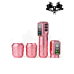 Bezdrôtový rotačný tetovací strojček OZER X Channel Pink – 4.2 mm 2 batérie