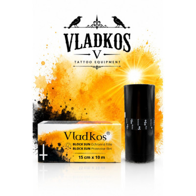 Ochranná fólia po tetovaní VLADKOS BLOCK SUN rolka 10m x 15cm
