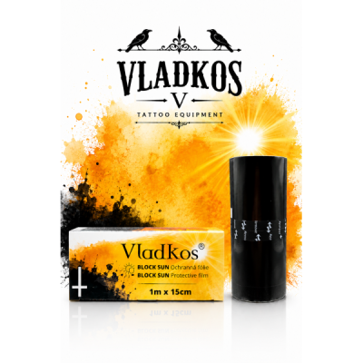 Ochranná fólia po tetovaní VLADKOS BLOCK SUN rolka 1m x 15cm