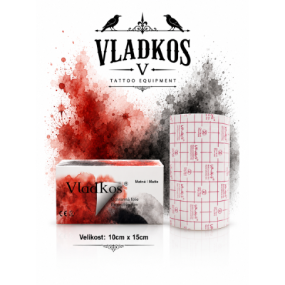 Ochranná fólia po tetovaní VLADKOS PROTECTIVE MATNÁ kus 10cm x 15cm