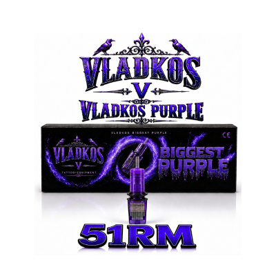 Tetovacia cartridge Vladkos BIGGEST PURPLE 51RM