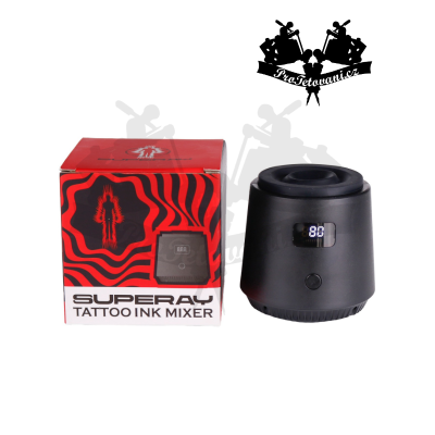 Bezdrôtový mixér na miešanie tetovacích farieb SUPERAY BLACK