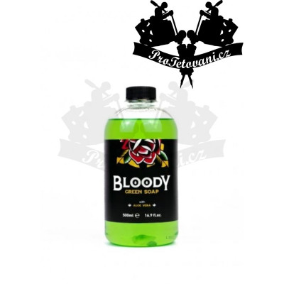 Bloody Green Soap mydlo na tetovanie 500 ml Aloe Vera koncentrát