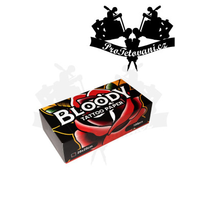 Bloody Tattoo Paper Ultra absorpčný papier na čistenie kože pri tetovaní