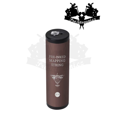 Mapovacia niť na obočie 20m v kovovej tube BROWN