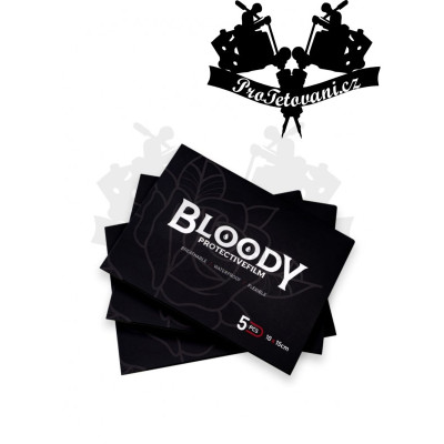 Ochranná fólia na tetovanie Bloody Film 5ks 15 cm x 10 cm