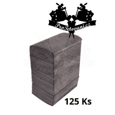 Vodeodolné podložky na tetovanie ČIERNÉ 125 Ks MAXI BALENIE