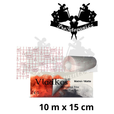 Ochranná fólia po tetovaní VLADKOS PROTECTIVE MATNÁ rolka 10m x 15cm