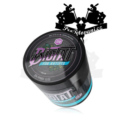Biotat® Zen Tattoo HYBRID Glide – Prírodný Znecitlivujúci Gél pre Tetovanie s Vôňou Zen 500 ml