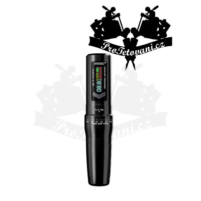 Hummingbird Bronc Siren Black bezdrôtový rotačný tetovací stroj na batérie s nastaviteľnou dĺžkou zdvihu