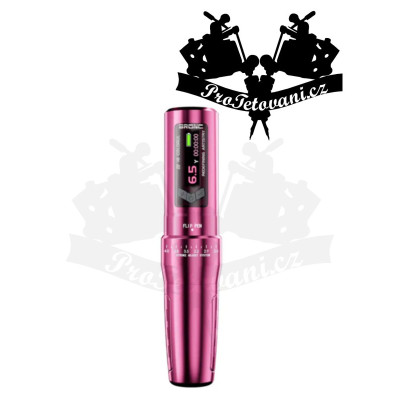 Hummingbird Bronc Siren Rose bezdrôtový rotačný tetovací stroj na batérie s nastaviteľnou dĺžkou zdvihu