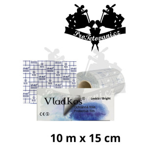 Ochranná fólia po tetovaní VLADKOS PROTECTIVE rolka 10m x 15cm