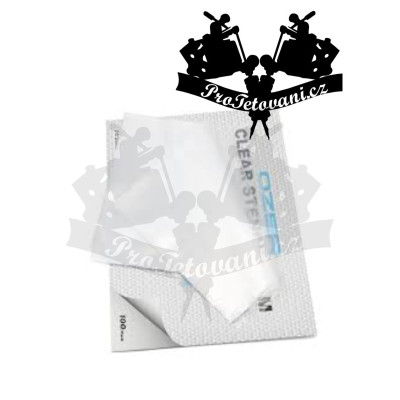 OZER Clear Stencil Film – Transparentná obtiskovacia fólia 100 ks OZER Clear Stencil Film – Transparentná obtiskovacia fólia 100 ks