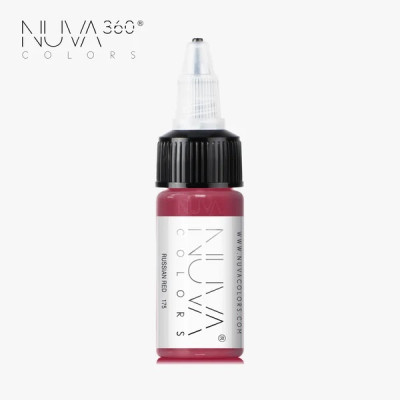 Farba na permanentný make up Nuva 175 Russian Red REACH 15 ml