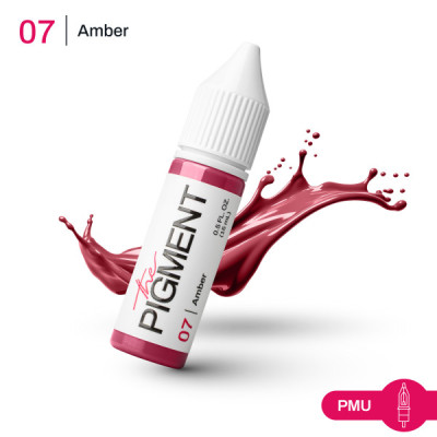 Farba na permanentný make-up THE PIGMENT 07 AMBER – 15 ml REACH