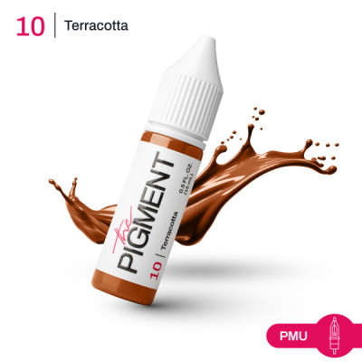 Farba na permanentný make-up THE PIGMENT 10 TERRACOTTA – 15 ml REACH
