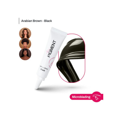 Farba na permanentný make-up ARABIAN BROWN BLACK – 10 ml REACH