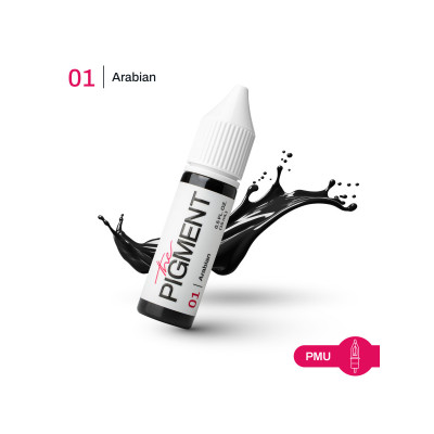 Farba na permanentný make-up THE PIGMENT 01 ARABIAN – 15 ml REACH