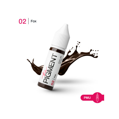 Farba na permanentný make-up THE PIGMENT 02 FOX – 15 ml REACH