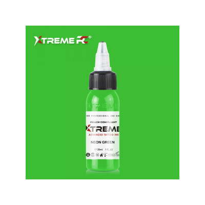 XTreme Ink - NEON GREEN tetovacia farba 30ml