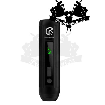 Bezdrôtový rotačný tetovací strojček EZ Defender X Black 4 mm