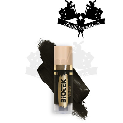 Biotek farba pre permanentný make up Warm Black 18 ml