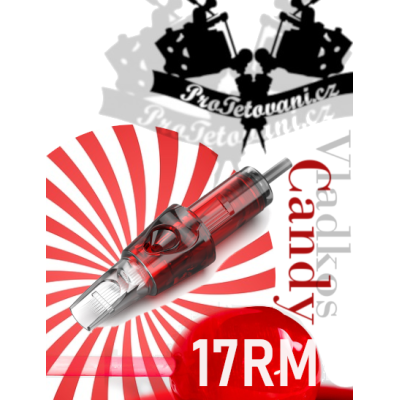 Profesionálna tetovacia cartridge Vladkos Candy 17RM