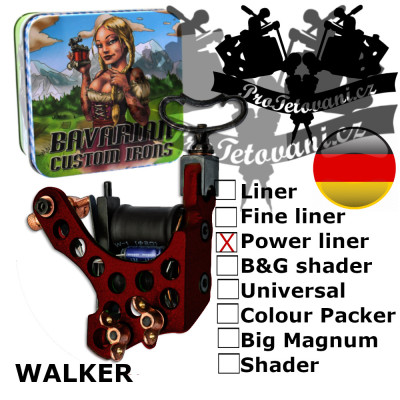 Profesionálny cievkový strojček Bavarian Custom Irons Walker PowerLiner