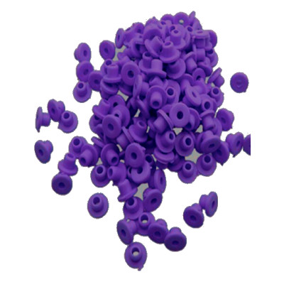 Grommets gumičky pre tetovacie strojčeky purple 30ks