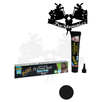 Golecha 24 Carat Black Henna Tube Čierna Henna na telo