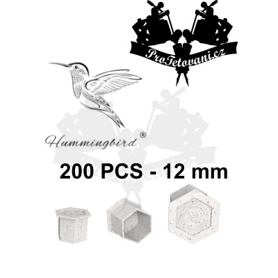 Hummingbird Eco kalíšky s plôškou 200 ks 12 mm