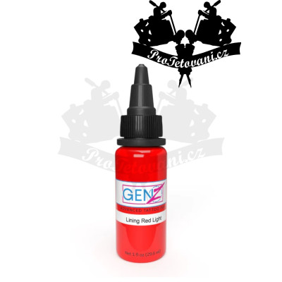 Intenze GEN-Z Linning Red Light 30 ml tetovacia farba