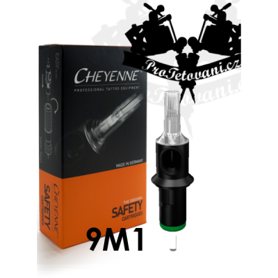 Originálny tetovací cartridge Cheyenne Safety 9 M