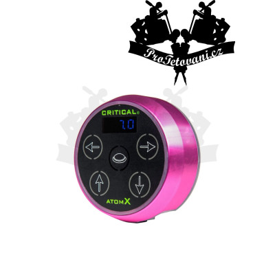 Originálny tetovací zdroj CRITICAL ATOMX PINK