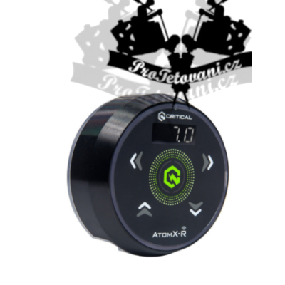 Originálny tetovací zdroj CRITICAL ATOMX-R BLACK