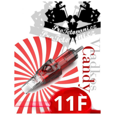 Profesionálna tetovacia cartridge Vladkos Candy 11 Flat