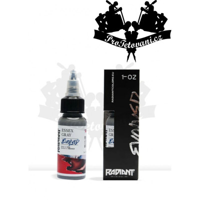 Tetovacia farba Radiant EVOLVED Essex Gray 30 ml