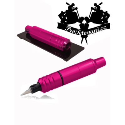 Rotačný tetovací strojček PEN STANDART Pink
