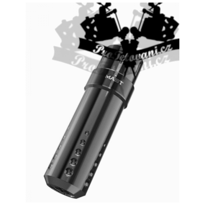 Rotačný tetovací strojček MAST FLIP BLACK s nastaviteľným zdvihom