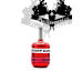 Tetovací grip EZ sharp dash samozatvárateľný RED