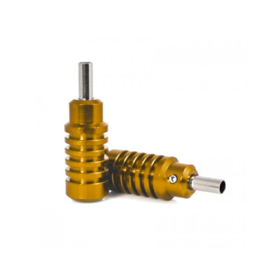 Tetovací grip ribbed gold a tubus 57mm