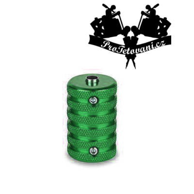Tetovací grip a tubus protišmykový 30 mm green