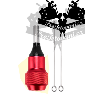Tetovací grip H2 red pre tetovacie cartridge
