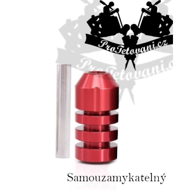 Uzatvárateľný klasický tetovací grip RED
