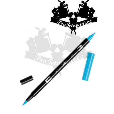 Tombow ABT Obojstranná štetcová fixka na koži aj papier Reflex blue 493
