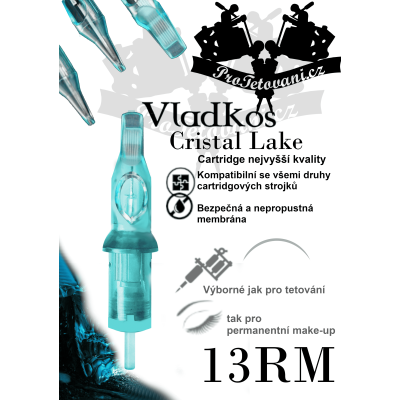 Prémiová tetovacia cartridge VLADKOS CRISTAL LAKE 13RM