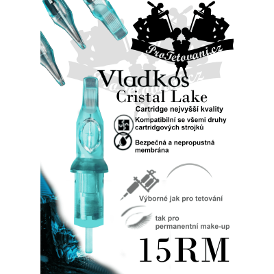 Prémiová tetovacia cartridge VLADKOS CRISTAL LAKE 15RM