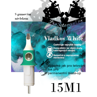 Tetovacia cartridge Vladkos White s návlekom 15M1