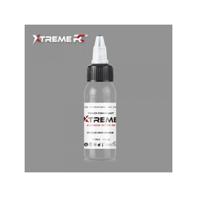 XTreme Ink - OPAQUE GRAY MEDIUM tetovacia farba 30ml
