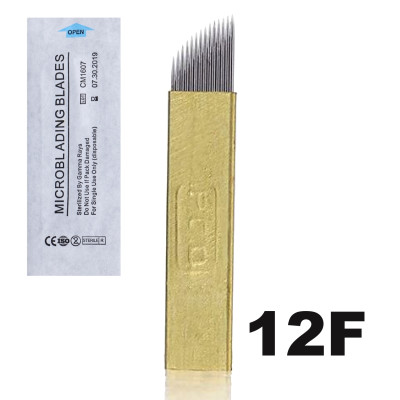 Ihla čepelka pre 3D permanentný make up F12 pin sterilný v kove G